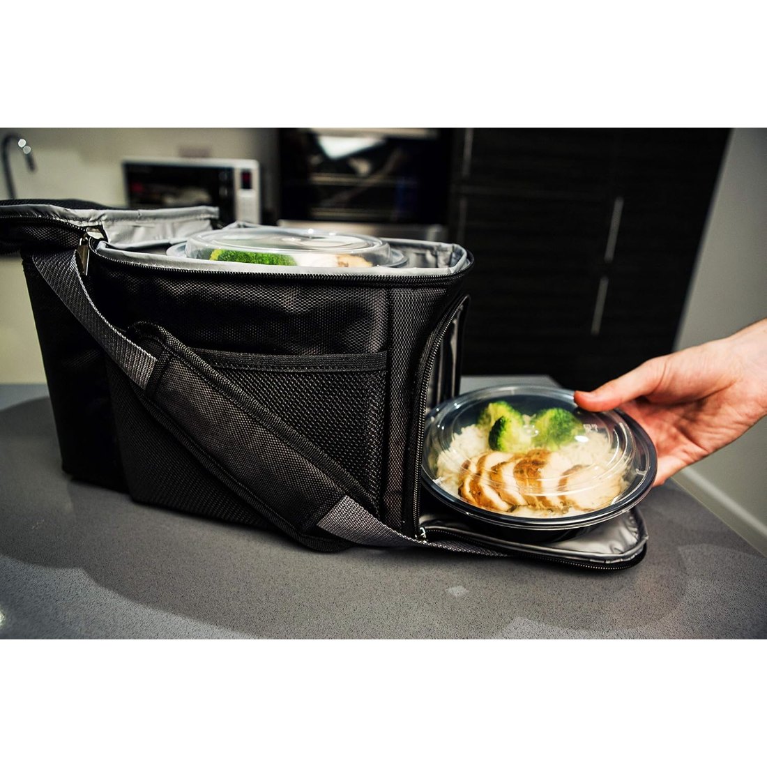 24 oz Plastic Meal Boxes, 30 Pack, view 6