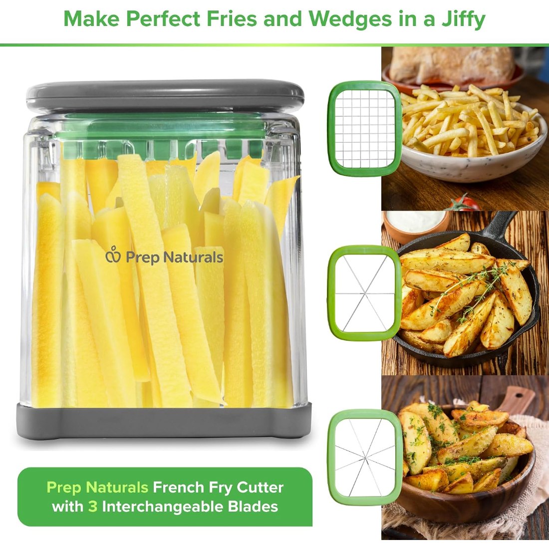 Fry Cutter with 50 Plastic Boxes, view 2